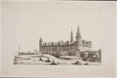 Kronborg při pohledu ze severozápadní strany