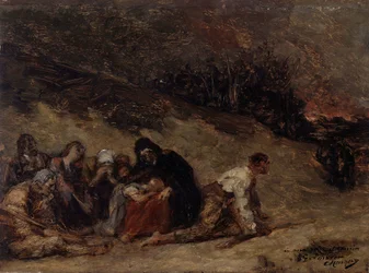 Epizoda ze selského povstání. Požár Turnhoutu (1798-1799)
