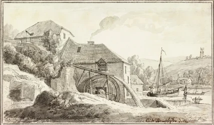 Ford Mill (inkoust a akvarel na papíře)