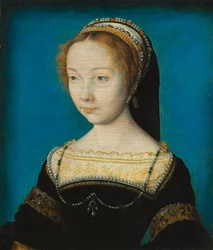 Portrét ženy, asi 1540 (olej na dřevě)