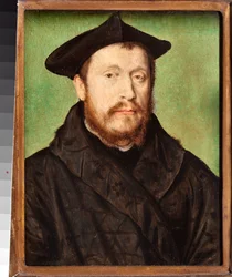 Portrét muže Malba Corneille de Lyon (1500-1575)