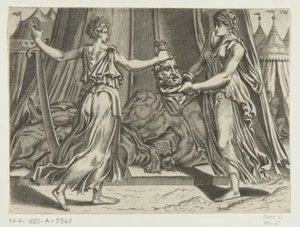 Judith s hlavou Holoferna