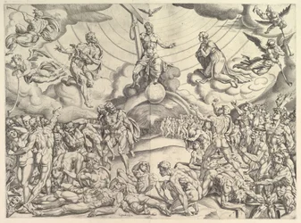 Poslední soud, ca. 1548-50.