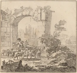 Hejno koz, 1781, vydáno 1786.