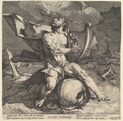 Arion na delfínovi, ca. 1599