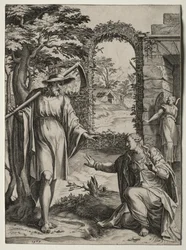 Kristus se zjevuje Marii Magdaleně, 1567.