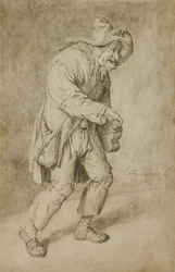 Hráč Hurdy-Gurdy, 1695