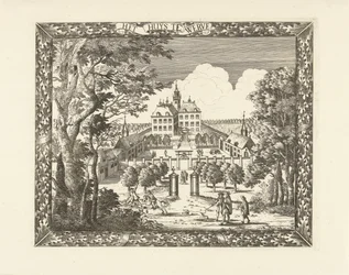 Pohled na Huis te Werve ve Voorburgu Het Huys te Werve (název na objektu)