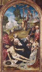 Oplakávání Krista, kolem 1515-20 (olej na desce)