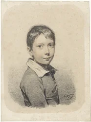 Portrét Gerardus Arnoldus Nicolaus Allebé jako mladý muž