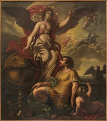 Alegorie astrologie, první polovina 17. století.