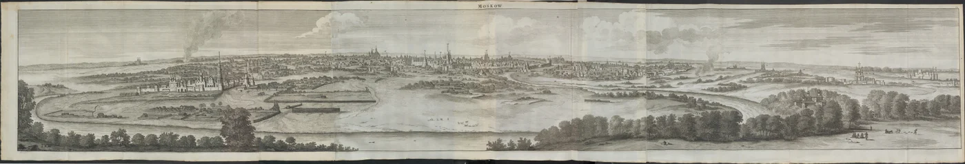 Moskva Od: Cesty po Moskvě, 1711