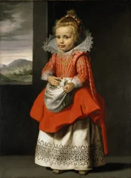 Portrét umělcovy dcery, Magdaleny de Vos, kolem 1623-24 (olej na plátně)