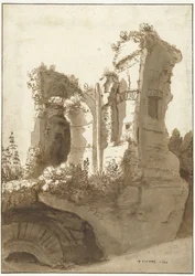 Zřícenina tzv. Palazzo Maggiore na Palatinu