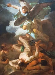 Svatý archanděl Michael poráží Satana