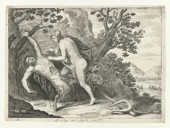 Apollo chřadne Marsyas
