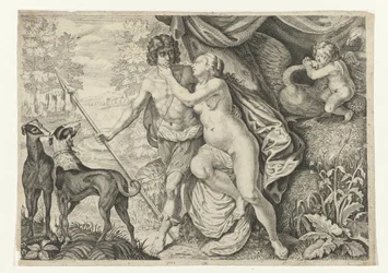 Venuše v Adonisu Metamorfosen van Ovidius (název série)
