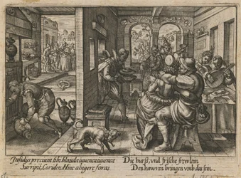 Banket s hudebníky, ca. 1600