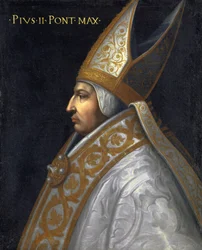 Portrét papeže Pia II., kolem roku 1560