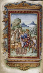 Achilleus odmítá dary Ilustrace pro The Heroides od Ovidia, 1485-1499