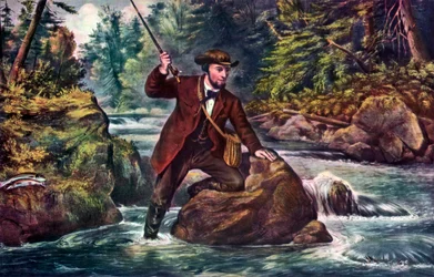 Lov pstruhů potočních, 1862.