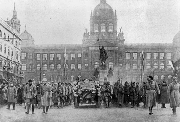 Vjezd Masaryka do Prahy 8. prosince 1918