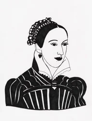 Mary Queen of Scots, 2017 (fix na papíře)