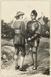 Nadějný a křesťanský z The Pilgrims Progress From This World, To That What Is To Come John Bunyan (1628-1688) ilustrace Thomas Dalziel (1823-1906) Nadějný z města Vanity se připojuje C