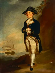 Admirál sir William Cornwallis (1744-1819), konec 18. století až začátek 19. století (olej na plátně)