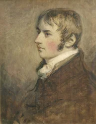 Portrét dvacetiletého Johna Constabla (1776-1837), 1796 (tempera)
