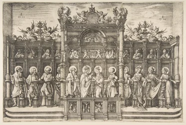 Velký sborovna s Kristem žehnajícím Panně, ca. 1518-20.