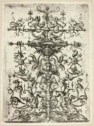 Ornament s arabeskami, 1526/30, tištěno 1684