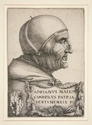 Portrét Adriena VI. (Hadrian VI., papež 1522-1523)