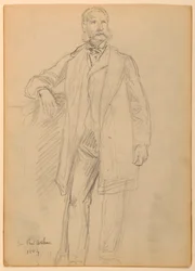 Kresba, prezident Chester A. Arth, 1884