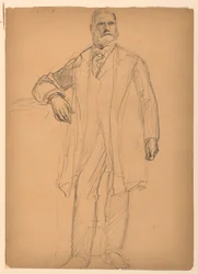 Kresba, prezident Chester Alan Ar, červen 1886