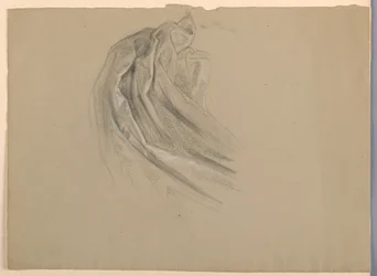 Kresba, studie k "Magdaleně", D, 1852