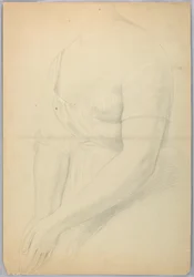 Kresba, studie pro duplikát "C", 1850