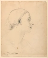 Kresba, Studie ke "Svaté lekci", 1843