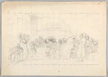 Kresba, Studie pro "Vědeckou skupinu", 1858