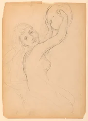 Kresba, Studie pro Národní akademii, 1887