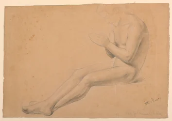 Figurální studie pro "Přijímání nemocných"