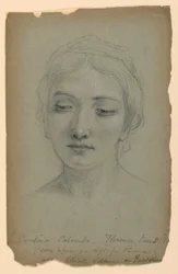 Sketch of Carolina Palombo, Studie pro "The Goldsmith