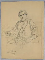 Studie k portrétu Charlese J. Martina