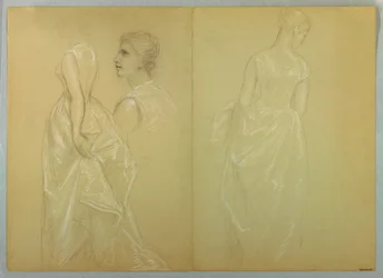 Studie paní Winthropové pro "Den přijetí lady Washingtonové"