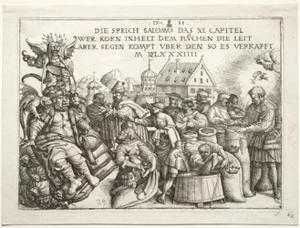 Ilustrace k příslovím XI (The Hoarders of Grain)
