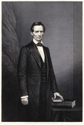 Abraham Lincoln: 16. prezident Spojených států (rytina)