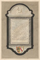 Památník paní Mary Gregory, Caroline Gregory, Johna Gregoryho, Abigail Gregory, Williama Gregoryho, Mary Abigail Gregory, šesti dětí: Charlotte, Louisa, Georgina, Michael, Emma a George Gregory a Charles John Gregory z Cranford Church