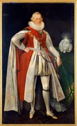 William Knollys kolem roku 1620 (olej na plátně)
