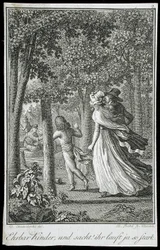 Ilustrace pro „Beckerův almanach pro rok 1798“
