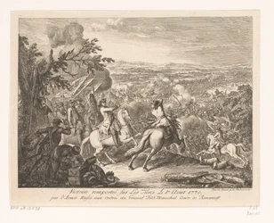 Vítězství generála Rumjanceva v bitvě u Cahulu, 1770 Victoire remportée sur les Turces Le 1.r Aout 1770 par l